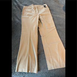 NWT - New York & Company tan dress pants.
